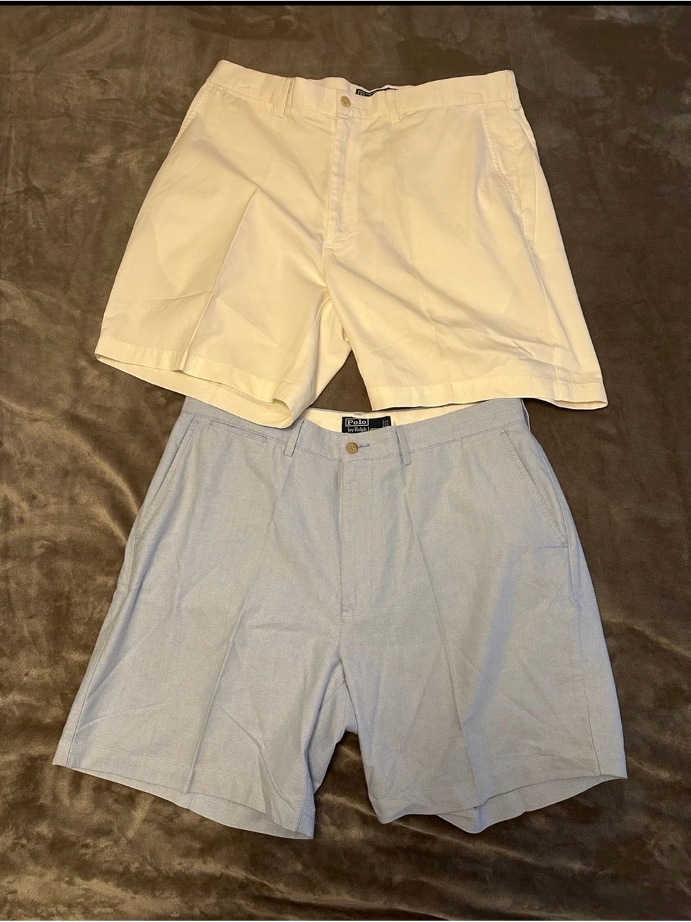 Polo Ralph Lauren Chambray Khaki Shorts Bundle Men's Size 36 Preppy College